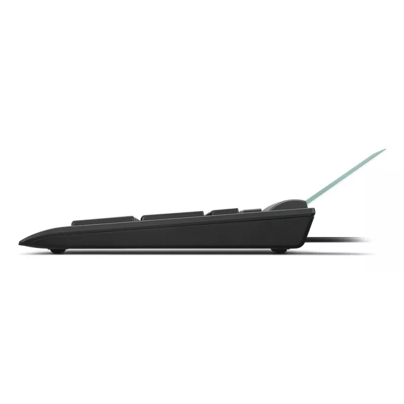 Teclado Lenovo Smartcard Wired II para casa/escritório USB nórdico preto