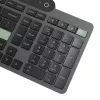 Teclado Lenovo 4Y41R69515 para casa/escritório Bluetooth belga, francês preto, verde