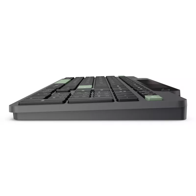 Teclado Lenovo 4Y41R69515 para casa/escritório Bluetooth belga, francês preto, verde