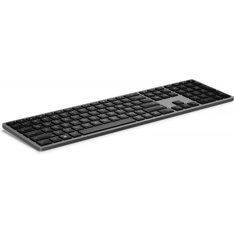 Teclado sem fios HP 975 Dual-Mode de tamanho completo RF sem fios Bluetooth preto