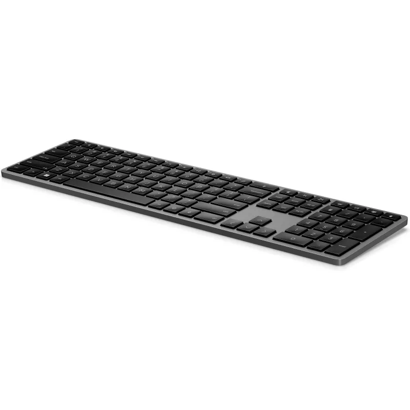 Teclado sem fios HP 975 Dual-Mode de tamanho completo RF sem fios Bluetooth preto