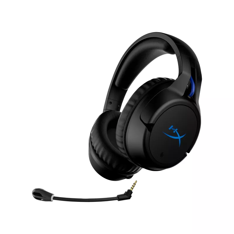 Headset gaming sem fios HyperX Cloud Flight (preto-azul) - PS5-PS4