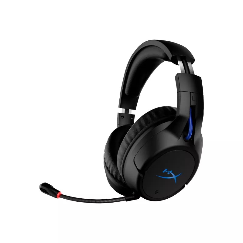 Headset gaming sem fios HyperX Cloud Flight (preto-azul) - PS5-PS4