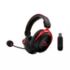 Headset gaming HyperX Cloud II Wireless (preto-vermelho)