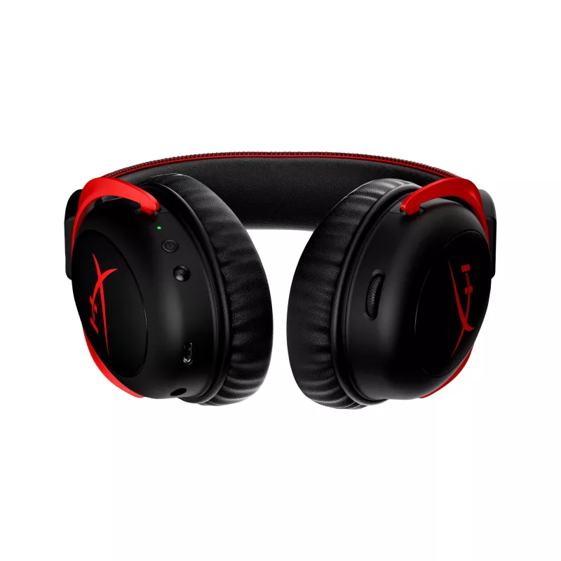 Headset gaming HyperX Cloud II Wireless (preto-vermelho)