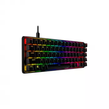 Teclado gaming mecânico HyperX Alloy Origins 65 – HX Aqua (layout US)