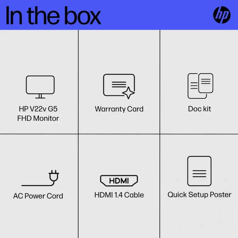 Monitor HP V22v G5 54,5 cm (21,4