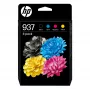 Cartuchos de tinta HP 937 CMYK pack de 4 preto ciano magenta amarelo