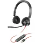 Headset HP Poly Poly Blackwire 3320 USB-A, com fios, escritório/call center, 130 g, headset, preto