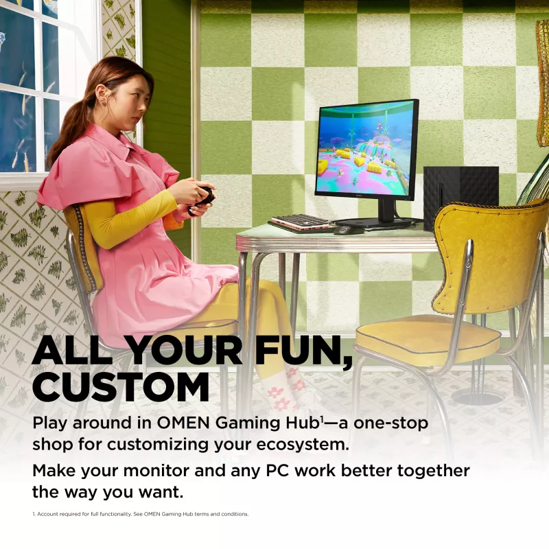 Monitor gaming OMEN by HP 31,5 polegadas QHD 165 Hz – OMEN 32q