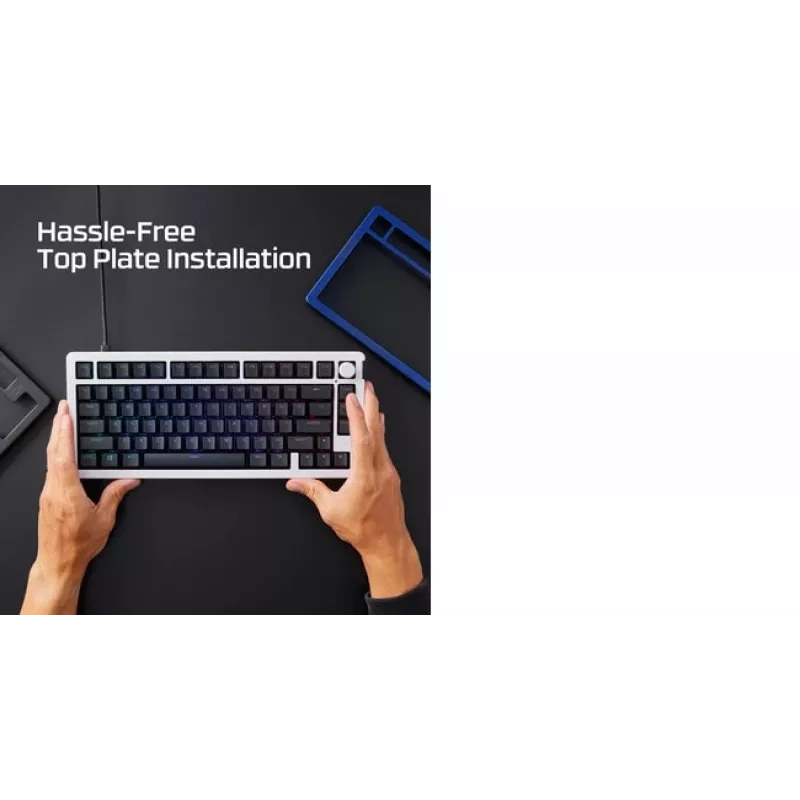 Cobertura superior mecânica para teclado KINGSTON HyperX Alloy Rise Navy Blue (modelo 85U10AA)
