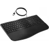 Teclado com fios tamanho completo HP 485 Comfort com porta USB e 23 teclas programáveis