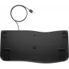 Teclado com fios tamanho completo HP 485 Comfort com porta USB e 23 teclas programáveis