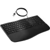 Teclado com fios tamanho completo HP 485 Comfort com porta USB e 23 teclas programáveis