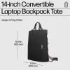 Mochila para portátil conversível HP 14 polegadas Tipo de saco: mochila Tamanho máximo de ecrã: 35,8 cm Peso: 770 g
