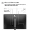 Monitor HP Series 5 Pro 24 polegadas WUXGA – 524pn, 61 cm (24 polegadas), 1920 x 1200 píxeis, WUXGA, LCD, 5 ms, preto