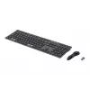 Teclado sem fios recarregável multi-dispositivo HP 720, tamanho completo (100%), sem fios, USB + Bluetooth, mecânico, QWERTY, preto