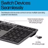 Teclado sem fios recarregável multi-dispositivo HP 720, tamanho completo (100%), sem fios, USB + Bluetooth, mecânico, QWERTY, preto