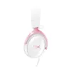 HyperX Cloud III - Headset gaming (branco/rosa)