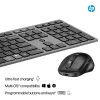 Conjunto teclado e rato sem fios recarregável multi-dispositivo HP 725 tamanho completo sem fios Bluetooth