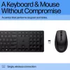 Conjunto teclado e rato sem fios HP 655, preto, rato incluído