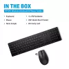 Conjunto teclado e rato sem fios HP 655, preto, rato incluído