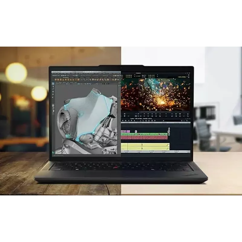 Estação de trabalho móvel Lenovo ThinkPad P14s Gen 5 AMD Ryzen 7 PRO 8840HS 16GB DDR5 512GB SSD