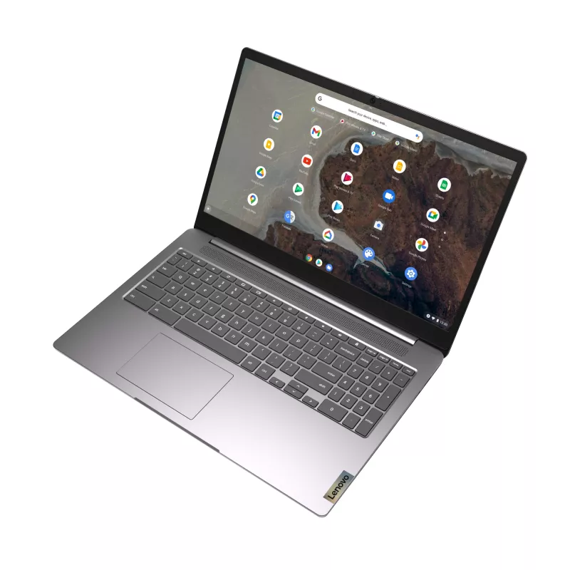 Chromebook Lenovo IdeaPad 3 Chrome 15IJL6 Intel® Celeron® N N4500 39,6 cm (15,6 polegadas) Full HD 8 GB LPDDR4x-SDRAM 128 GB eMMC Wi-Fi 6 (802.11ax) ChromeOS alemão cinzento
