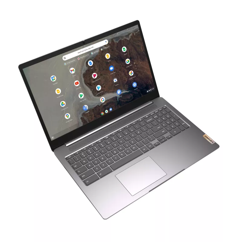 Chromebook Lenovo IdeaPad 3 Chrome 15IJL6 Intel® Celeron® N N4500 39,6 cm (15,6 polegadas) Full HD 8 GB LPDDR4x-SDRAM 128 GB eMMC Wi-Fi 6 (802.11ax) ChromeOS alemão cinzento
