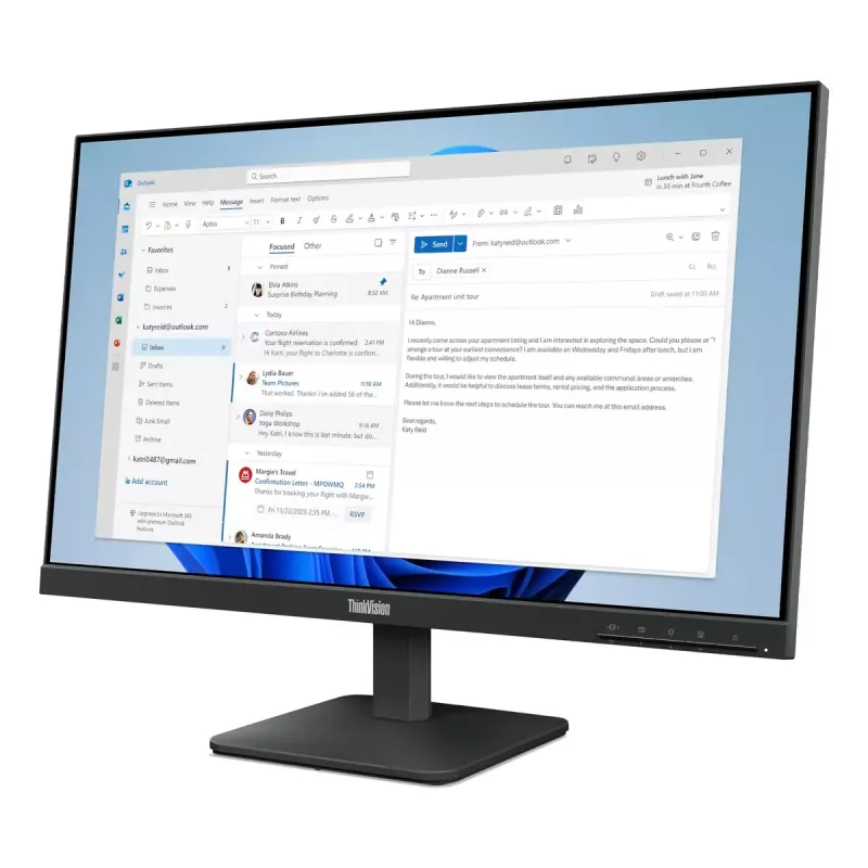 Monitor LED Lenovo ThinkVision S24-4e 24