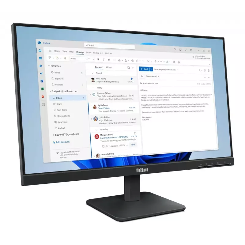 Monitor LED Lenovo ThinkVision S24-4e 24