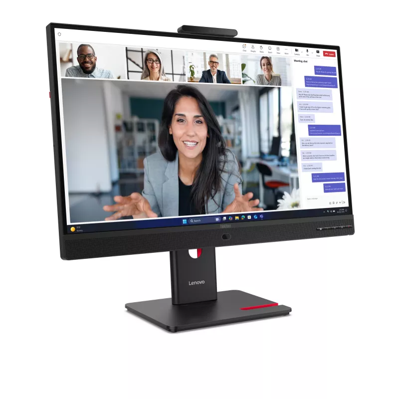 Monitor Lenovo ThinkVision T24-4v, 60,5 cm (23,8 inch), 1920 x 1080 píxeis, Full HD, LED, 6 ms, preto