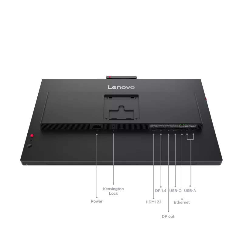 Monitor Lenovo ThinkVision T24-4v, 60,5 cm (23,8 inch), 1920 x 1080 píxeis, Full HD, LED, 6 ms, preto