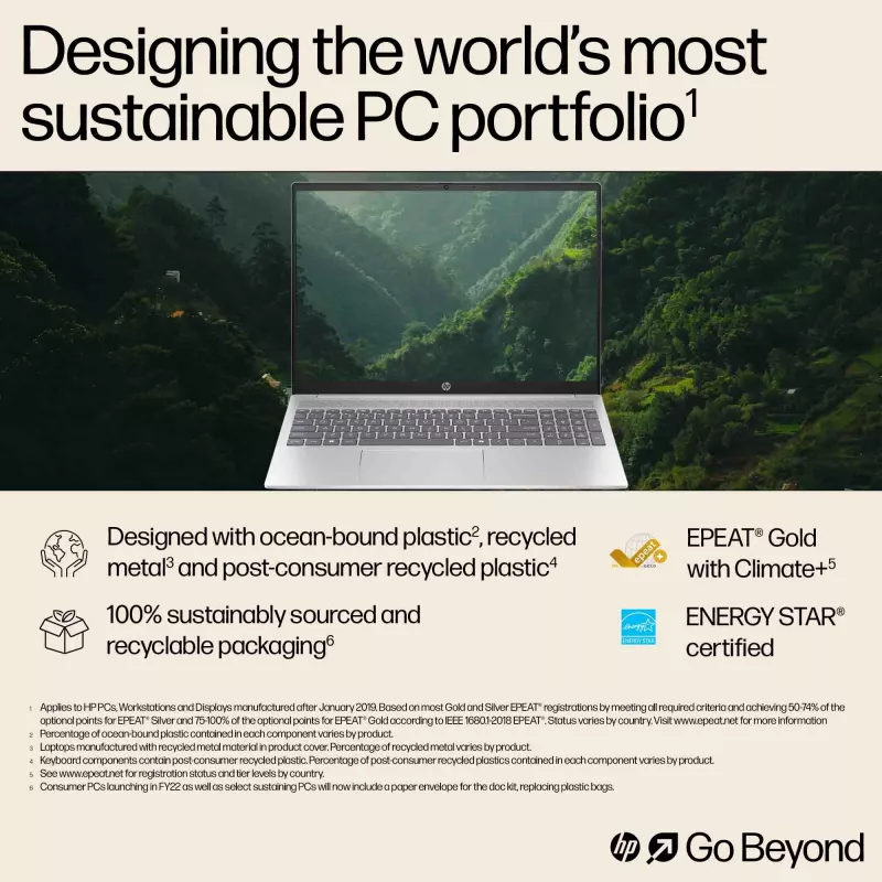 HP Pavilion 16-ag0009na AMD Ryzen™ 5 8540U Portátil 40,6 cm (16 polegadas) ecrã tátil 2K 8 GB LPDDR5-SDRAM Wi-Fi 6 (802.11ax) Windows 11 Home azul (recondicionado)