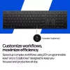 Teclado HP 495K Multi-Device Dual-Mode, Full-Size (100%), sem fios, USB + Bluetooth, preto