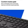 Teclado HP 495K Multi-Device Dual-Mode, Full-Size (100%), sem fios, USB + Bluetooth, preto