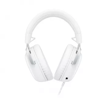 HyperX Cloud III - Headset gaming (branco), branco, China, Tailândia, Circumaural, Fechado, 155 mm, 86,7 mm