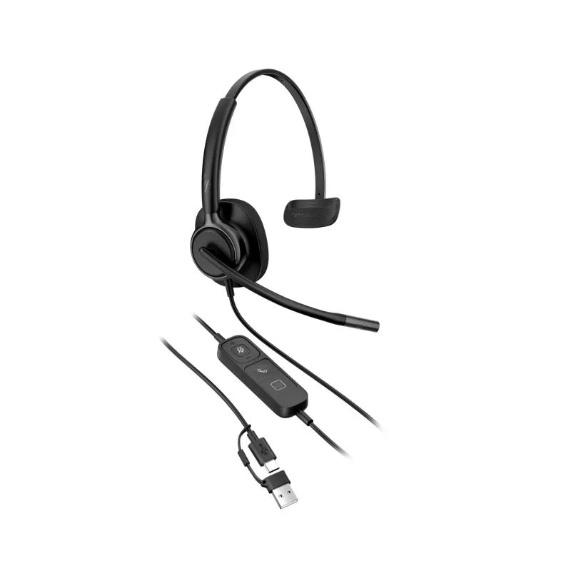 Headset com fios USB HP POLY MISSION 415 USB HS CL WW da HP, modelo C01A9AA#AC3