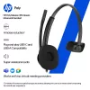 Headset com fios USB HP Poly Mission 415 monaural (a granel), 99 g, preto