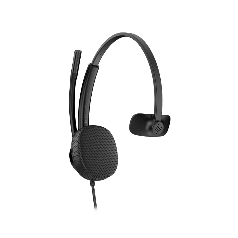 Headset com fios USB HP Poly Mission 415 monaural (a granel), 99 g, preto