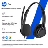Headset com fios estéreo HP POLY Mission 425 Classic, ligação USB, 126 g
