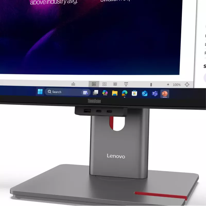 Monitor Lenovo ThinkVision P40WD-40 100,8 cm (39,7 inch) WUHD 5120x2160 LCD 21:9 6 ms Hub USB Altifalantes altura ajustável VESA