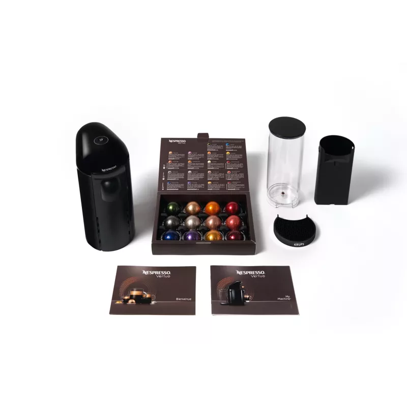 Máquina de café expresso e de cápsulas KRUPS Nespresso Vertuo XN903810 preto