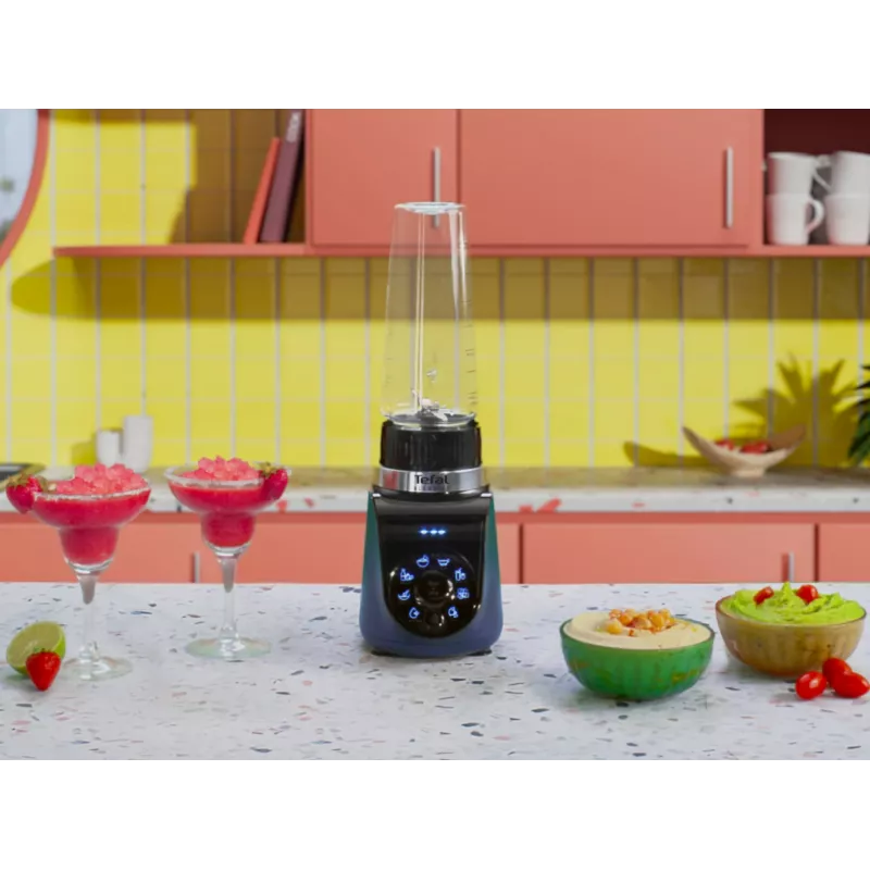 Tefal Blend Up BL19H4F0 Liquidificadora 0,85 L Liquidificadora 1000 W Azul, Transparente