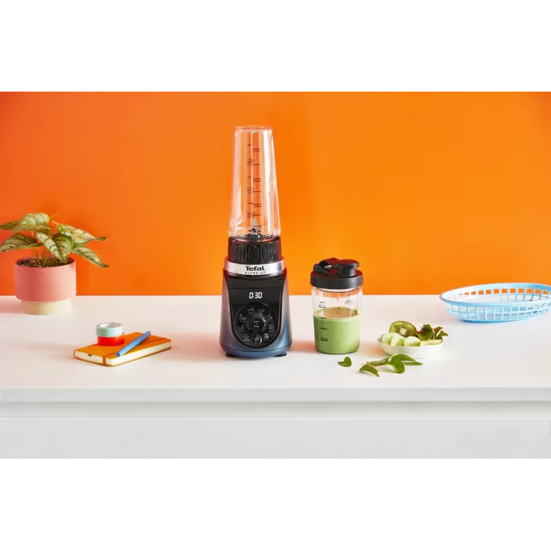 Tefal Blend Up BL19H4F0 Liquidificadora 0,85 L Liquidificadora 1000 W Azul, Transparente