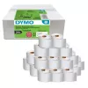 Pack de rolos de etiquetas Dymo LabelWriter 101 x 54 mm, etiquetas de papel branco, 24 rolos (220 etiquetas/rolo)