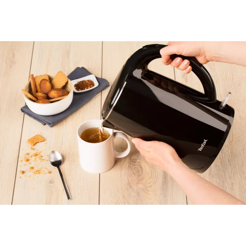 Chaleira elétrica Tefal Safe'Tea KO2608 1,7 L 1800 W preto