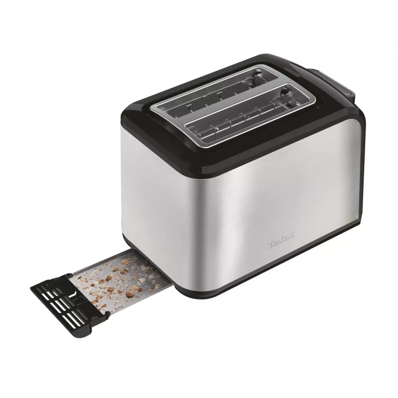 Torradeira Tefal Express TT410D 7 2 fatias 850 W preto, aço inoxidável