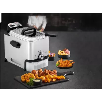 Fritadeira Tefal FR8041 individual 3,5 L de pé 2300 W fritadeira prateado