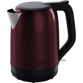 Chaleira elétrica MOULINEX BY5S05E0 1,7 L 2400 W preto/bordô aço inoxidável